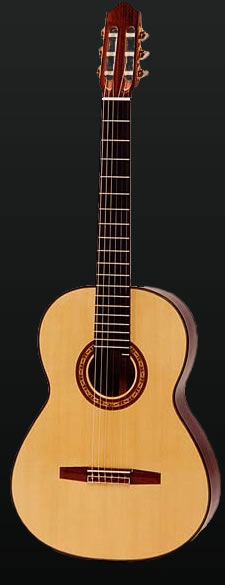 Full view of a Classical guitar